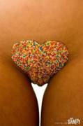 Heat shaped sprinkles (xpost from r/datgap)