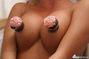 Nipple cakes.