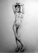 Full nude study, Graphite, A4