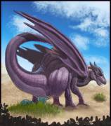 A Dragoness in the Desert [f]