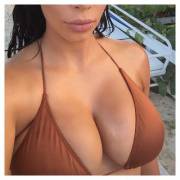 Kim Kardashian's Cum Hungry Tits