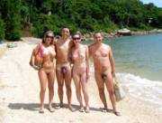 Couples Vacationing In The Nude!