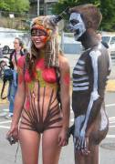 WNBR body painting