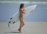 Gorgeous surfer girl