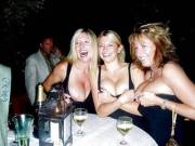 I guess hot women with big tits like to hang out together.