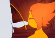 Flame Princess sucking off one lucky guy