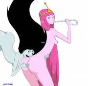 Marcy &amp; Bubblegum (Adventure Time) [X-Post /r/rule34_ass]
