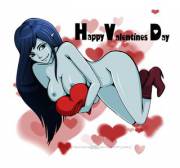 Marceline the Vampire Queen's V-Day greeting (shadako)