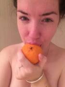 New To Oranges.... My shower was the best