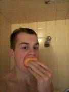 First time shower orange