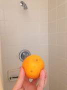 Just popped my shower orange cherry.