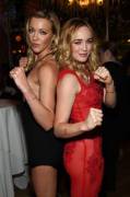 Katie Cassidy and Caity Lotz