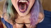 Mawshots + More (screencaps from POV totoro fishnet GT vore) [soft] [unwilling] [micro] [lewd] [giantess] [oral]