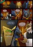 "Fox Flavoured" [furry][oral][digestion][M/M][comic]