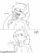 "Going Down" [soft][furry][oral][female pred]