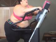 Boberry on the treadmill