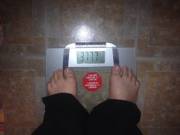 Thought I'd show you guys my current weight.