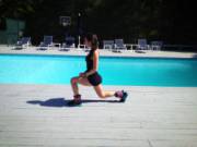 Poolside Lunges