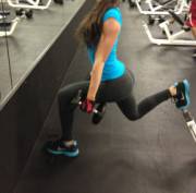 Deep weighted Lunge