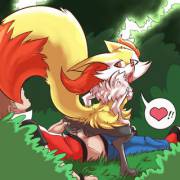 Braixen Album [F] and [M] at the end