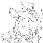[Coed] Dewott, Buizel and Riolu play around with a human. [M][M][M][M]