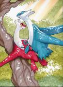 [F] Latias and [M] Latios