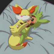 How about some new gen love? Fennekin [F] and Chespin [M]