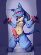 lucario was not ready for this (M/M/M)