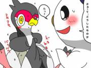Possibly the weirdest comic you see here. Tranquill [F] x Oshawott [M]