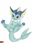 Vaporeon inviting you to play [F] (clawsandpaws)