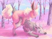Flareon and Mightyena [M,M]