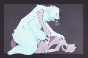 [MxF] [Request] Beartic x Mewtwo