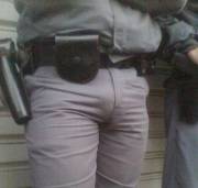 BIG cop bulge!
