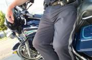 Bike cop crotch shot
