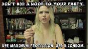 Dodger with a condom PSA