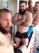 Noticed a serious gender bias here. So I present to you, the Canadian MEN'S Bob-sleigh team.