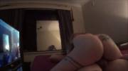 GIF Of My Girlfriend Riding [M]y [F]at Cock Showing Off Her Skills :P