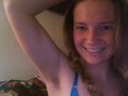 Some cute hairy armpit amateurs.  Unfortunately, these are all non-nude.  Enjoy, anyway!