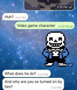 So my friend doesn't know who Sans is and