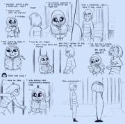 Anyone have Rule 63 Sans R34? Similar to the one in the comic. (Comic is called Under(Her)Tail))