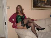 Milf in Lingerie and stockings