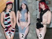 3 ski bunnies ranked by sexiness