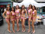 Good ranking opportunity: 6 girls all wearing the same bikini