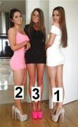 3 pretty hot chicks in ridiculous shoes
