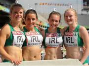Irish 4x100m team ranked for face and stomach