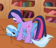 Hind leg in the right place [Trixie][Twilight][F/F]