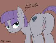 Rocks go right there [Maud Pie][solo] (artist: tomtornados)
