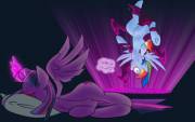Sleep well, Twilight [Rainbow Dash][tentacles] (artist: muh-arts)
