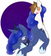 Why Pipsqueak looks forward to Nightmare Night [Princess Luna][M/F][foalcon] (artist: tnmrhd0)
