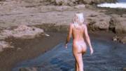 Strolling Naked on the Shores of Ibiza [GIF]